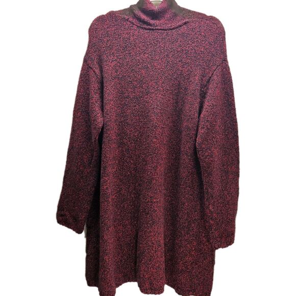 Pure Jill Womens Red Speckled Cardigan Midi Wool Blend Open Front Medium  J.... - Picture 7 of 7